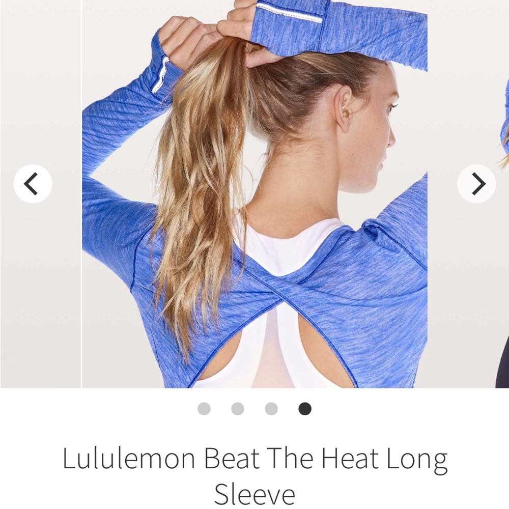 Lululemon Beat the Heat long sleeve